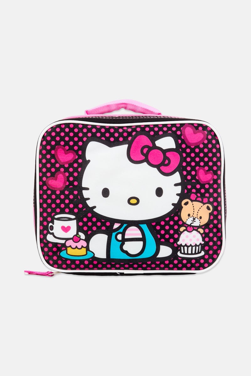 Hello Kitty Kids Girl Graphic Print Lunch Bag, Multicolor - Image 1