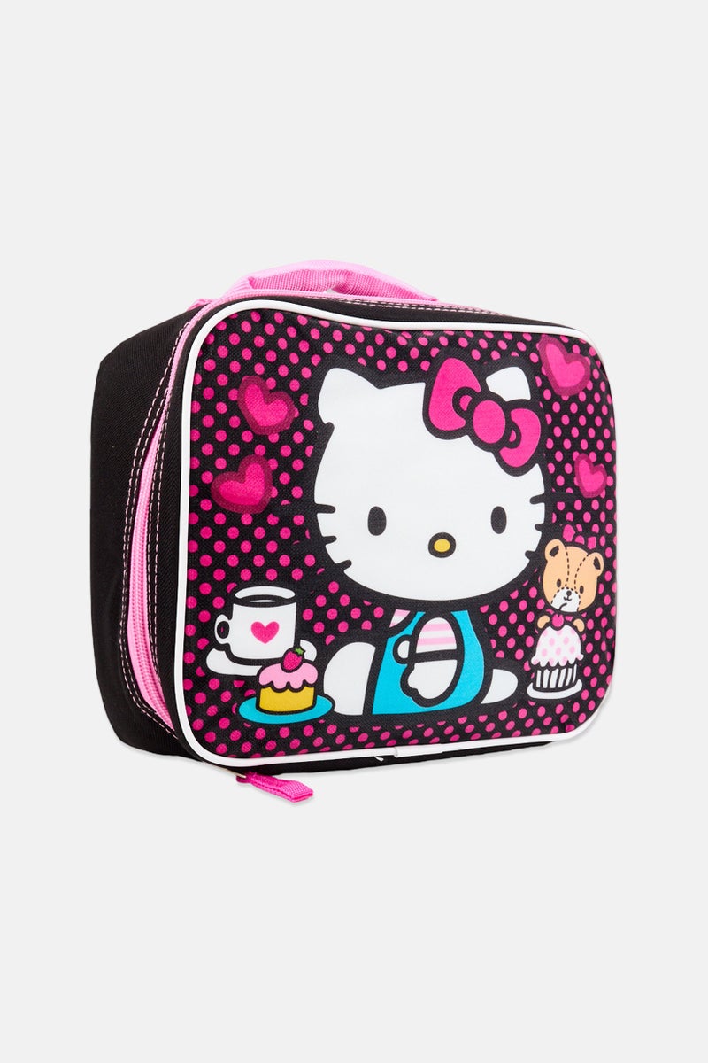 Hello Kitty Kids Girl Graphic Print Lunch Bag, Multicolor - Image 3