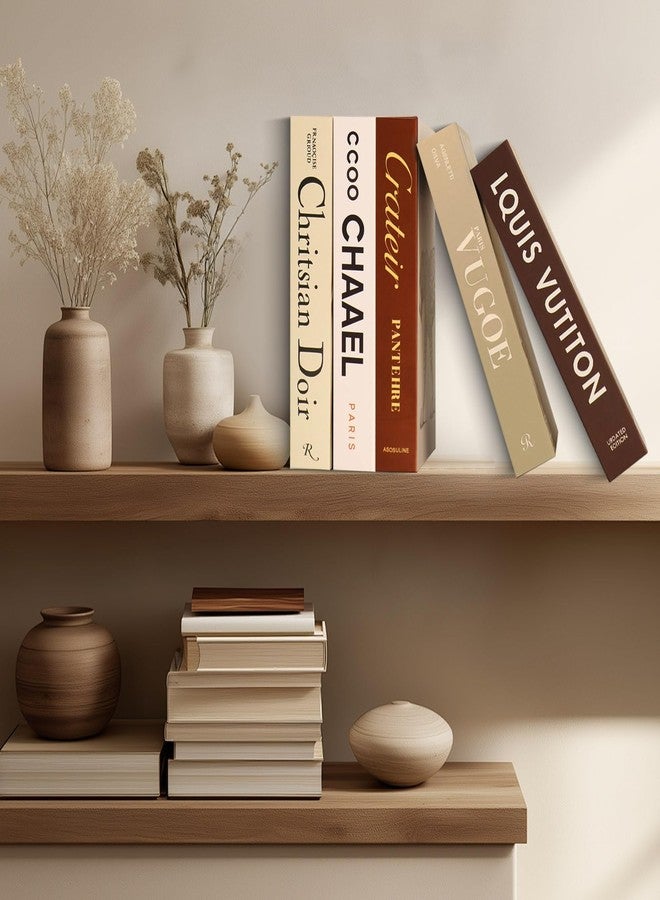 ٥ كتب ديكور منزلية، كتب تجميلية مزيفة للزينة، ديكور طاولة قهوة، رف أنيق ورف كتب، حامل تلفزيون للمكتب، غرفة المعيشة، غرفة النوم AIWELLKAY - Image 5