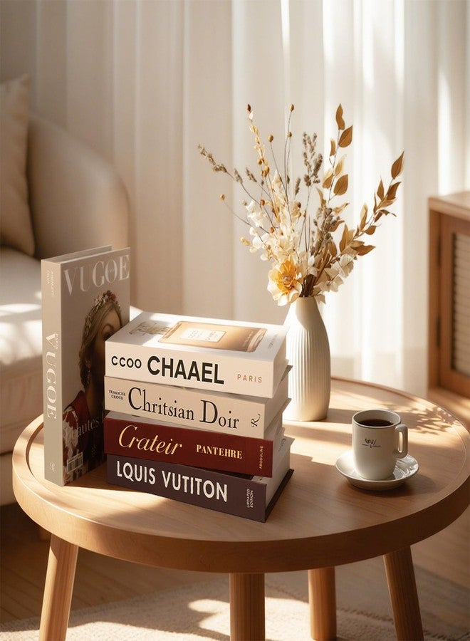٥ كتب ديكور منزلية، كتب تجميلية مزيفة للزينة، ديكور طاولة قهوة، رف أنيق ورف كتب، حامل تلفزيون للمكتب، غرفة المعيشة، غرفة النوم AIWELLKAY - Image 3