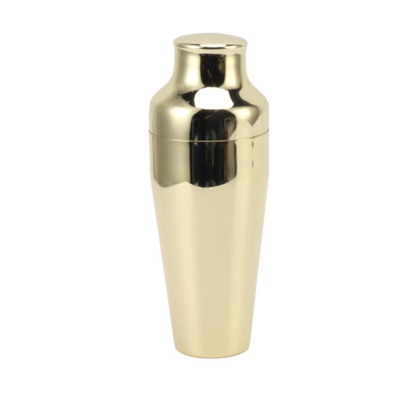 Cocktail Shaker 304 Stainless Steel French Style Bartender Shaker for Mixed Drinks Luxury Gold - Image 1