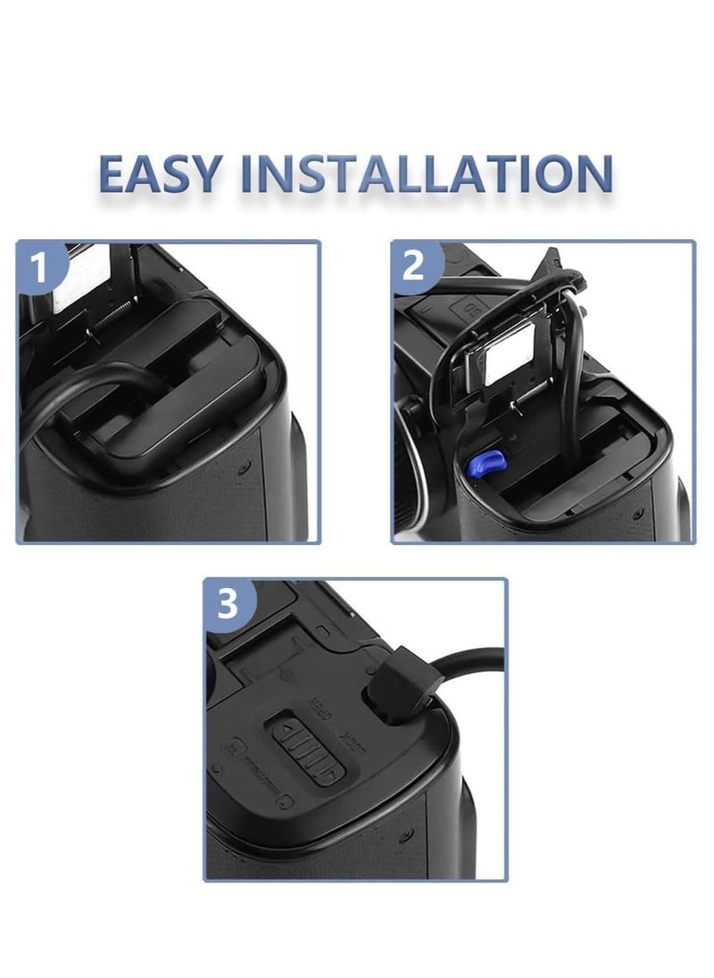 JAJEEK AC-PW20 AC Power Adapter & NP-FW50 Dummy Battery Kit for Sony Alpha Cameras – Compatible with ZV-E10, A7 Series, A6500, A6400, A6300, A6100, A6000, A5100, RX10, NEX Models - Image 4