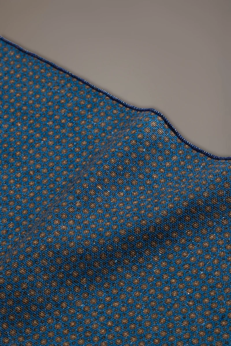 Doppelganger Linen blend pochette - Blue