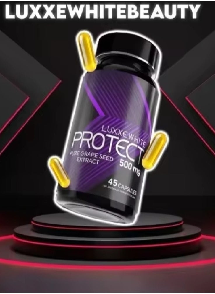 LUXE - Luxxe White Protect Pure Grapeseed Extract 500 mg 45 Capsules - Image 1