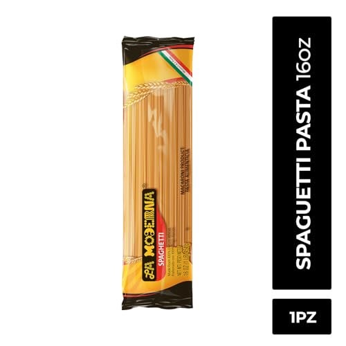 LA MODERNA, Spaghetti Pasta 16 oz (Pack of 1) | Made with Durum Wheat Semolina | Enriched with Iron & B Vitamins | Non-GMO | Kosher | Pantry Essential - Image 2