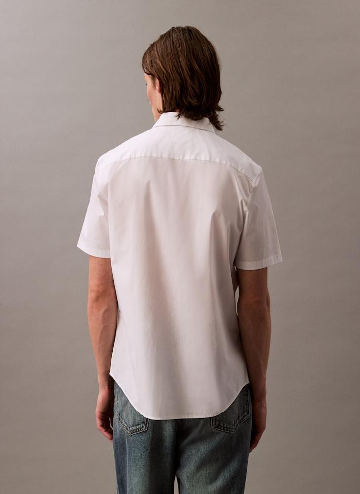 CALVIN KLEIN Slim Stretch Cotton Shirt  - Image 2
