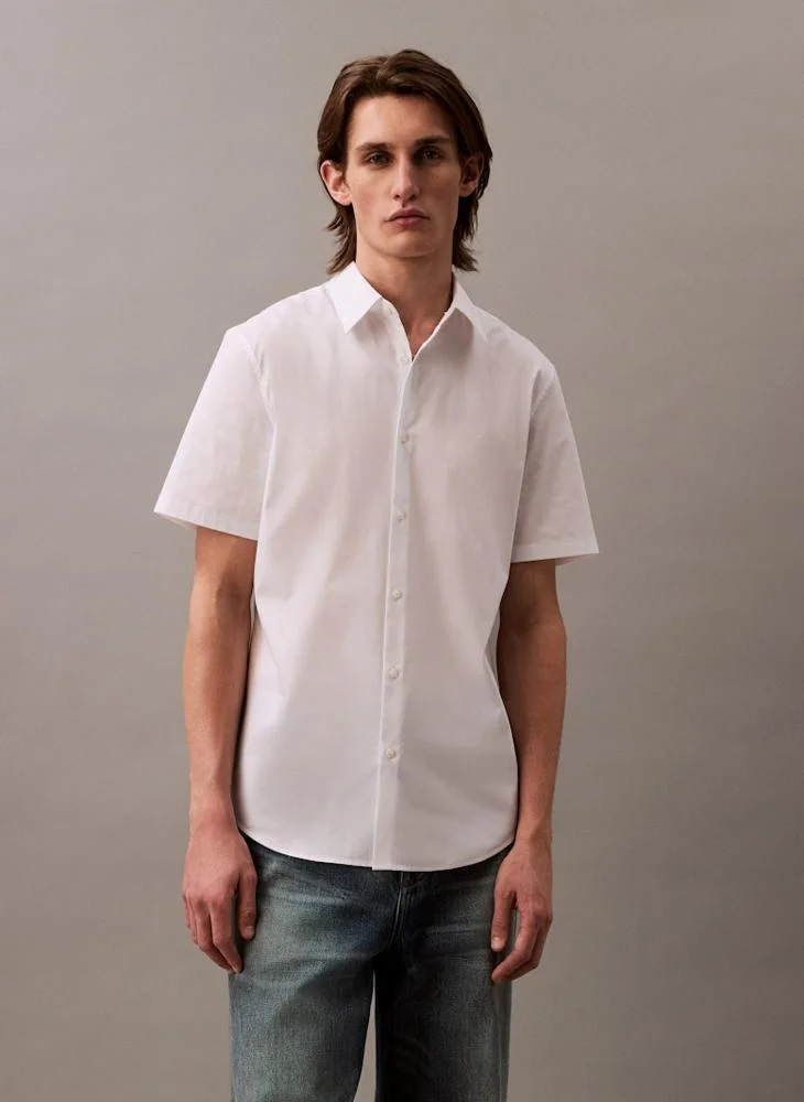 Slim Stretch Cotton Shirt