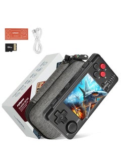Miyoo Miyoo A30 Handheld Game Console 2.8-inch 640*480 IPS Screen 2600mAh Compatible with WiFi Multiplayer Portable Case(Black)  - Image 1
