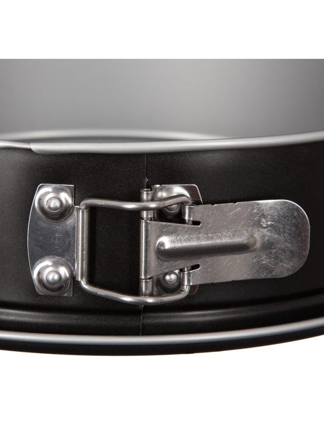 حامل ماكينة تحضير مقلاة سبرينغفورم معدنية دائرية غير لاصقة أسود وفضي 26 سم 146474 - Image 4