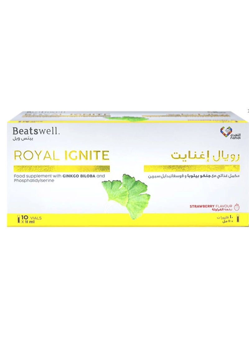 BeatsWell بيتس ويل رويال إغنايت جنكو بيلوبا 10 قارورة شراب - Image 1