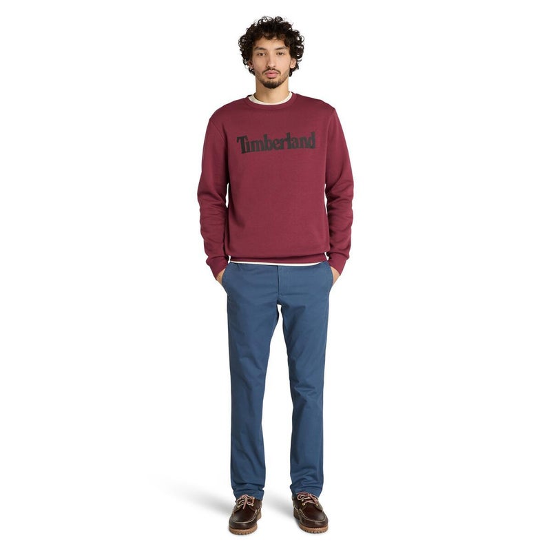 Timberland Northwood Wordmark Logo Brushback Crew Neck - Image 2