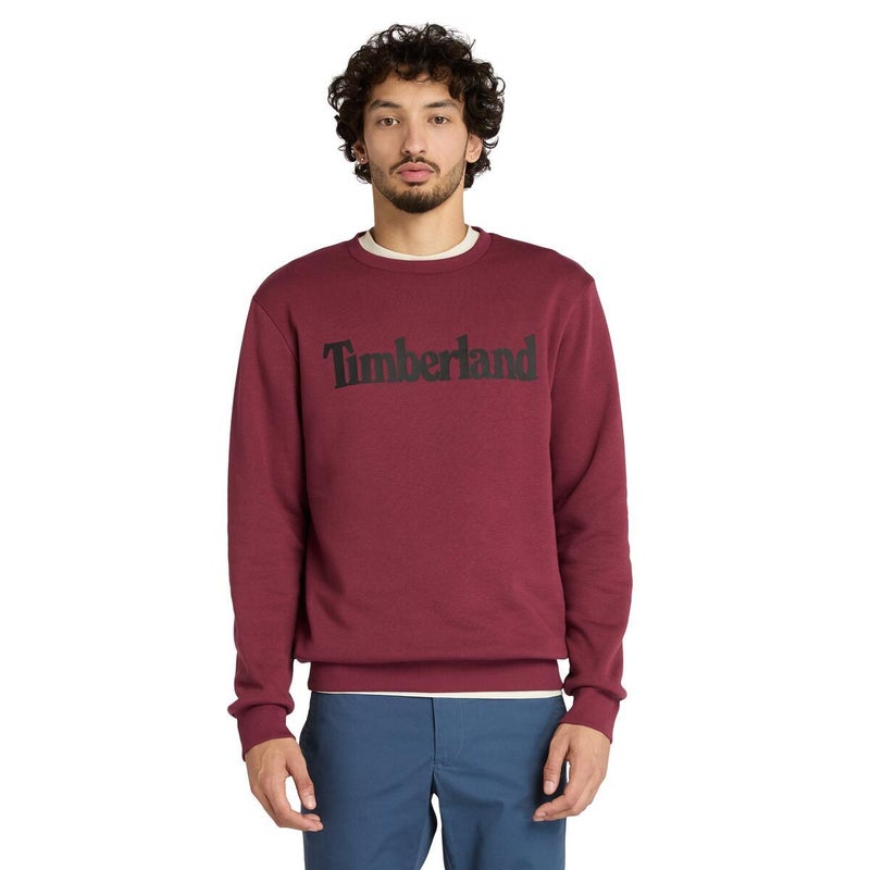 Timberland Northwood Wordmark Logo Brushback Crew Neck - Image 1