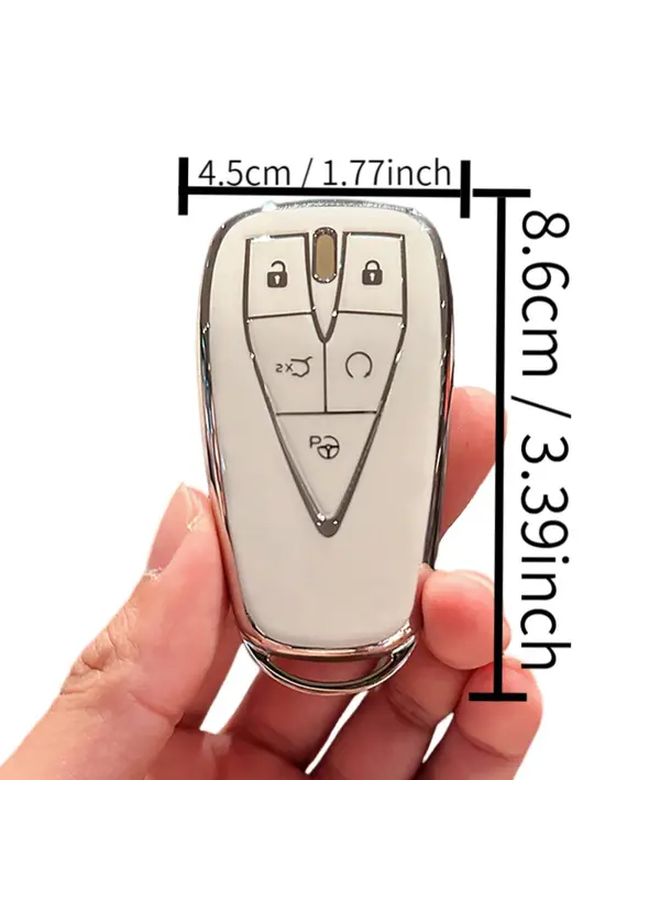 5 Buttons Black TPU Key Case Cover Shell For Changan CS35PLUS - Image 2