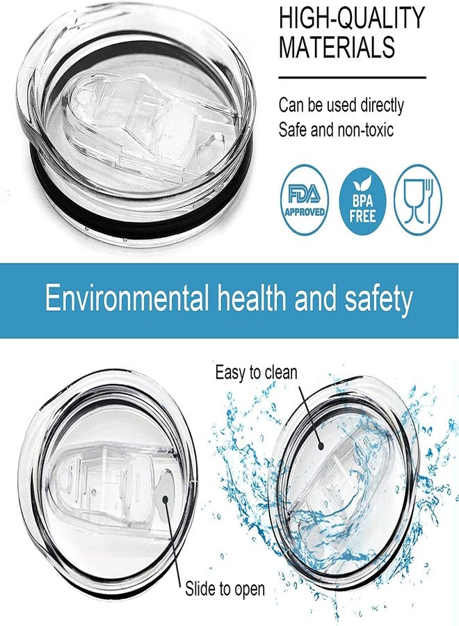 ZUIHUI 30 oz Tumbler Replacement Lid - Compatible with yeti Rambler, Ozark Trail and More - Spill Proof Tumbler Cover, BPA Free, (3 Pack) - Image 4