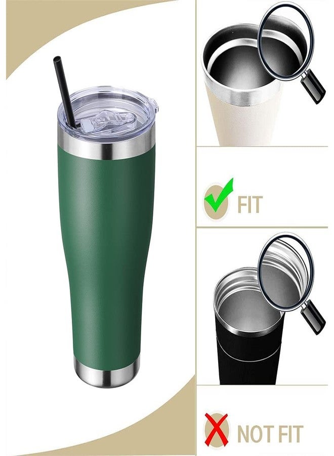 ZUIHUI 30 oz Tumbler Replacement Lid - Compatible with yeti Rambler, Ozark Trail and More - Spill Proof Tumbler Cover, BPA Free, (3 Pack) - Image 3