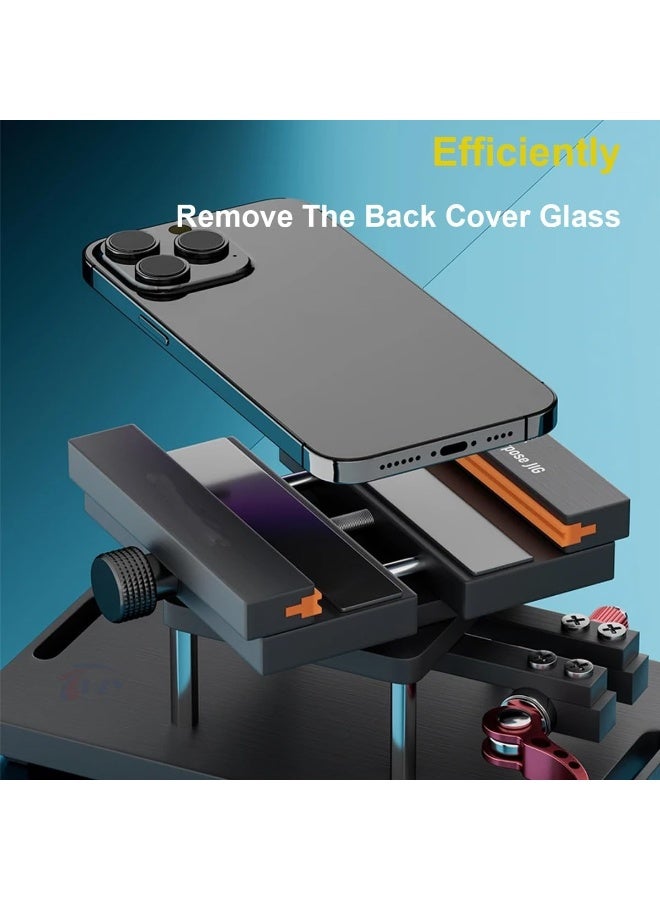 M MIAOYAN Mobile phone back cover glass removal clamp, 360° rotating clamp, rear camera glass frame removal tool, mobile phone and tablet repair clamping tool, 360° rotating fixing clamp, multi-functional rotating clamp. - Image 2