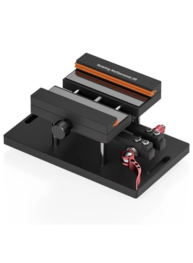 M MIAOYAN Mobile phone back cover glass removal clamp, 360° rotating clamp, rear camera glass frame removal tool, mobile phone and tablet repair clamping tool, 360° rotating fixing clamp, multi-functional rotating clamp. - Image 1