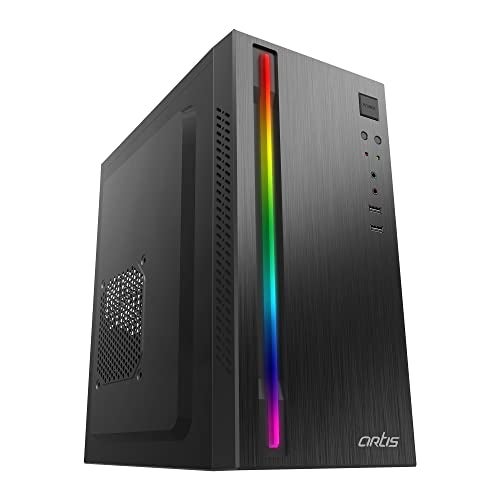 Artis 2520 3.0 C Computer Cabinet Support Micro ATX Motherboard, 1 x 80mm Fan with 400W Power Supply - Image 1