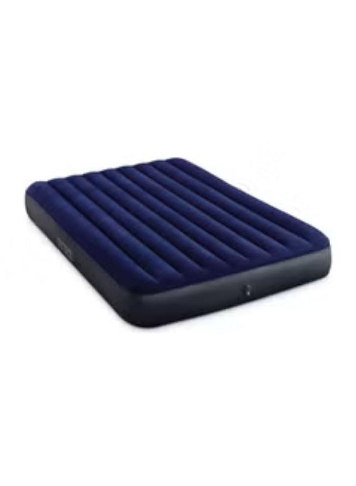 Durabeam standard series classic downy airbed Combination Blue 152x203x25cm  - Image 1