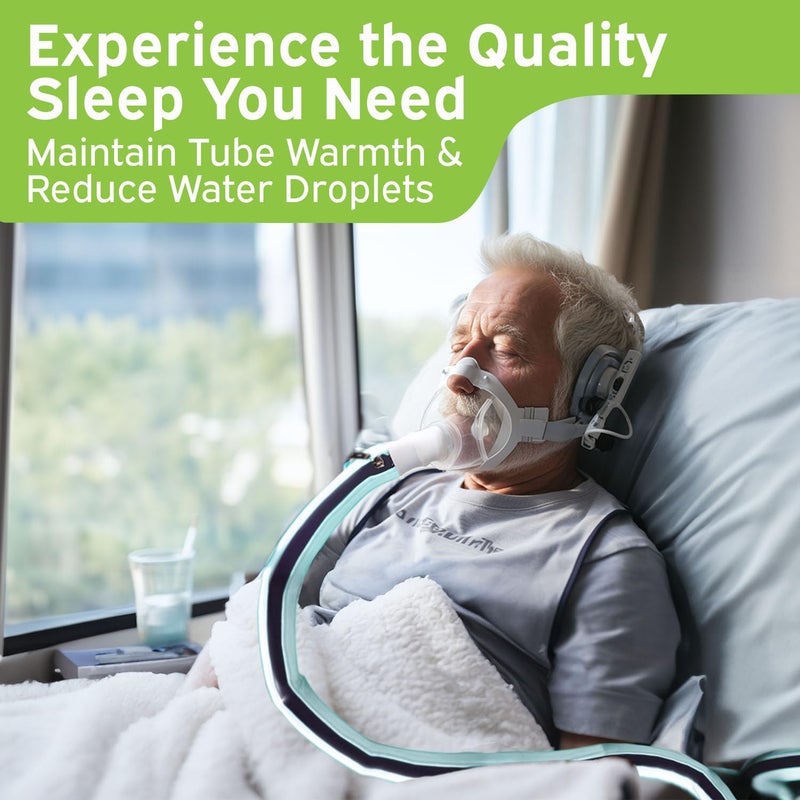 EnduriMed CPAP Hose Cover 6ft - Comfort Sleeve for Heated Tubing - 100% Skin Safe Quality, Zippered Tubing Wrap Insulator - Soft Fabric Wrap, No Condensation - Insulated CPAP Tube Covers - Image 5