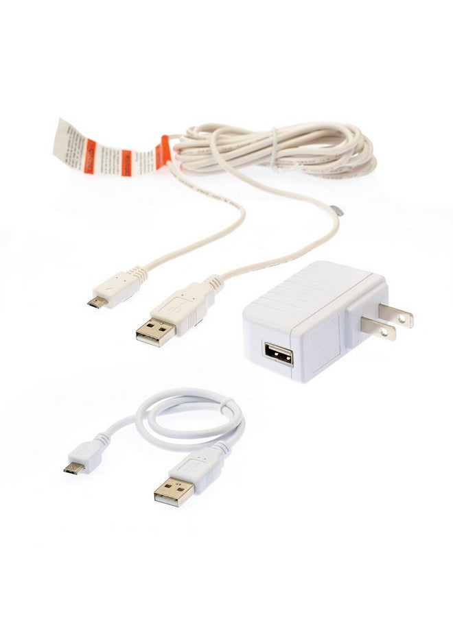 Infant Optics Official MicroUSB Power Cord Adapter for DXR8 Monitor Unit 2018 Version DXR8 or Earlier, White