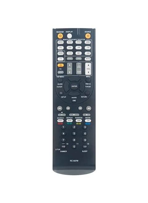 Rc-837M Replacement Remote Control Fit For Onkyo Av Receiver Tx-Nr616 Tx-Nr414 Ht-S5800 Ht-S7805 Ht-S6500 Tx-Nr818 Rc-834M Ht-R494