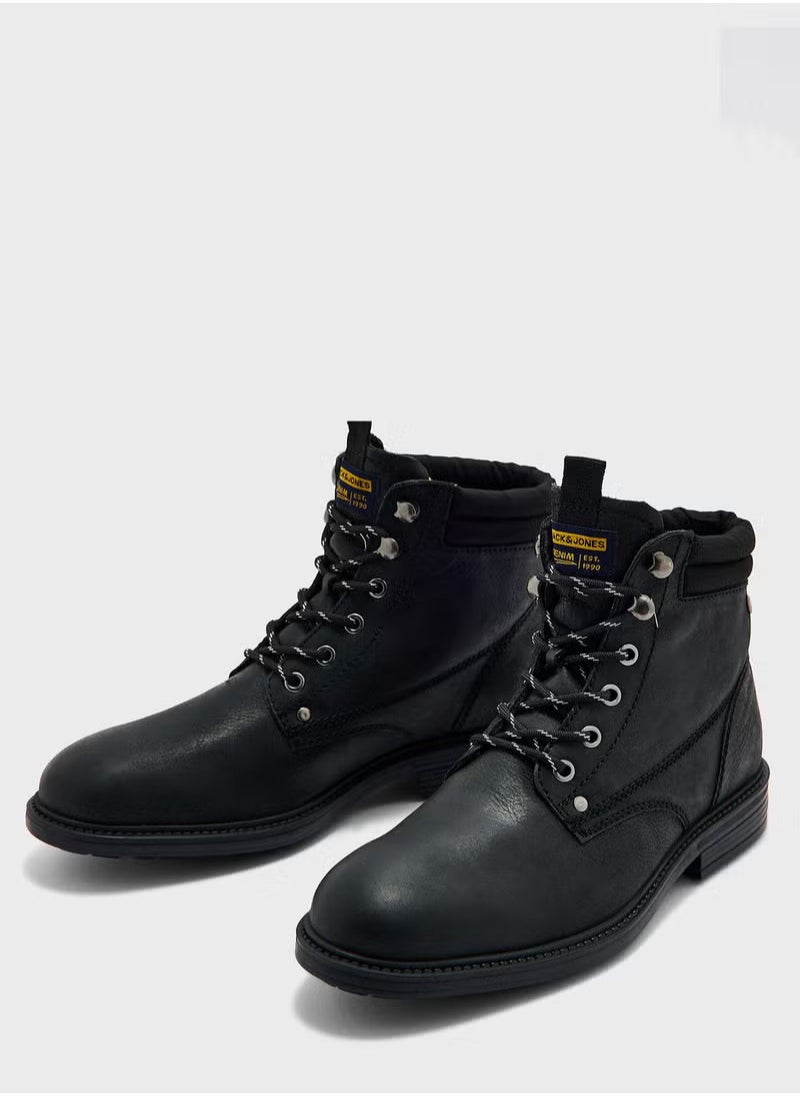 JACK & JONES High Top Formal Boots  - Image 4