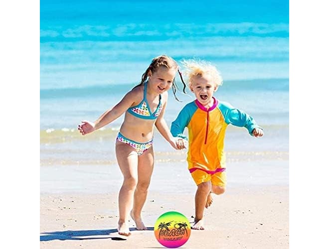 BE BENIGN Premium Inflatable Ball Beach Swimming Pool Floating Ball Combo Pcs (12) - Image 5