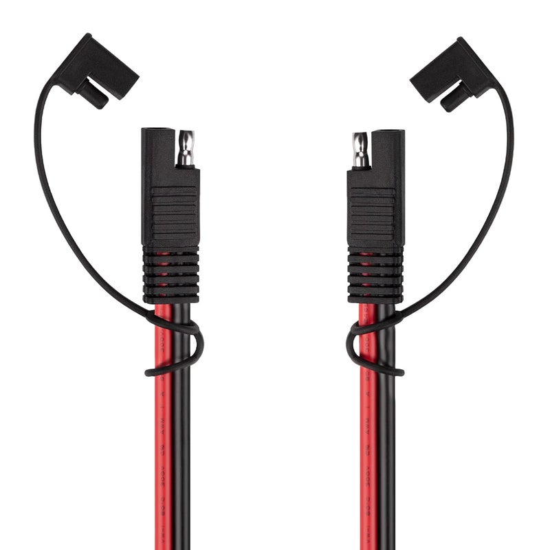 iGreely SAE Extension Cable 10AWG SAE to SAE Quick Disconnect Wire Harness SAE Connector Solar Panel Extension Cable for Automotive RV Battery Motorcycle Cars Tractor 10 Gauge 6M 20Ft - Image 1