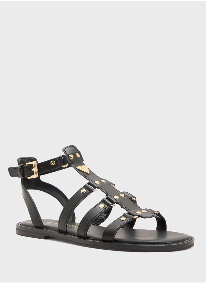 GUESS Multi Strap Flat Sandals  - Image 2