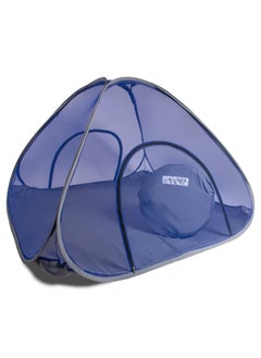 AL-UQBA ALUQBA Polyester Adults Washable King Size Double Bed 6565 Feet with Foldable Double Sided Gate Mosquito Net Royal Blue  - Image 4