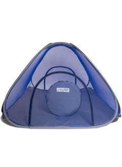 AL-UQBA ALUQBA Polyester Adults Washable King Size Double Bed 6565 Feet with Foldable Double Sided Gate Mosquito Net Royal Blue  - Image 5