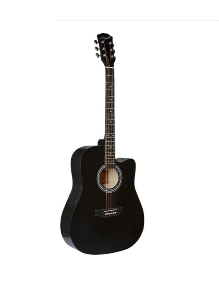 Megarya جيتار أكوستيك أسود مقاس 38 إنش - Image 2