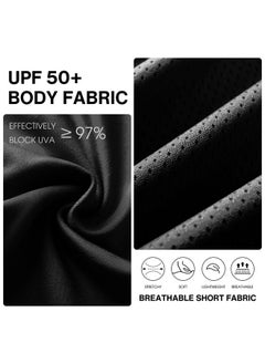 FitsT4 Sports Sports Girl'S Golf Skirt Adjustable Waist Active Tennis Skort Upf50+ Black  - Image 5