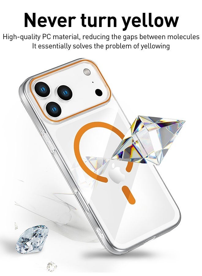 ليدين جراب لهاتف آيفون 17 برو، متوافق مع تقنية ماج سيف، تصميم نحيف وخفيف الوزن، حماية للكاميرا، قبضة مريحة، مقاوم للاصفرار والخدوش. - Image 3