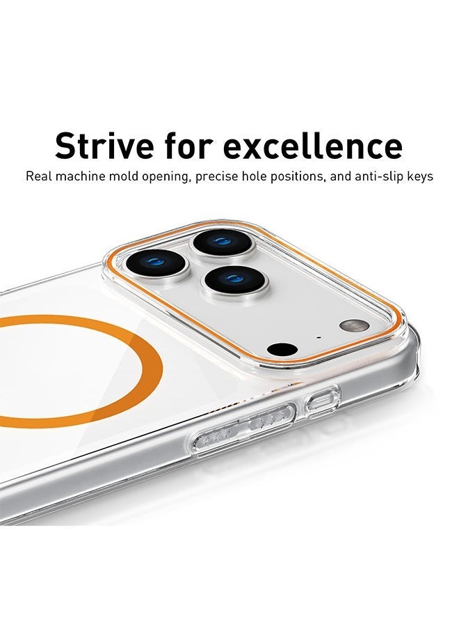 ليدين جراب لهاتف آيفون 17 برو، متوافق مع تقنية ماج سيف، تصميم نحيف وخفيف الوزن، حماية للكاميرا، قبضة مريحة، مقاوم للاصفرار والخدوش. - Image 2