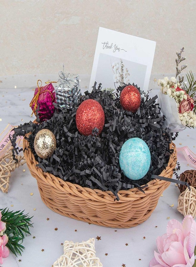 Caleihd 1LB Crinkle Paper Filler Cut Shredded Paper, Gift Box Baskets Wrapping and Filling for Easter, Birthday, Wedding, Christmas Decoration(Black - Image 5