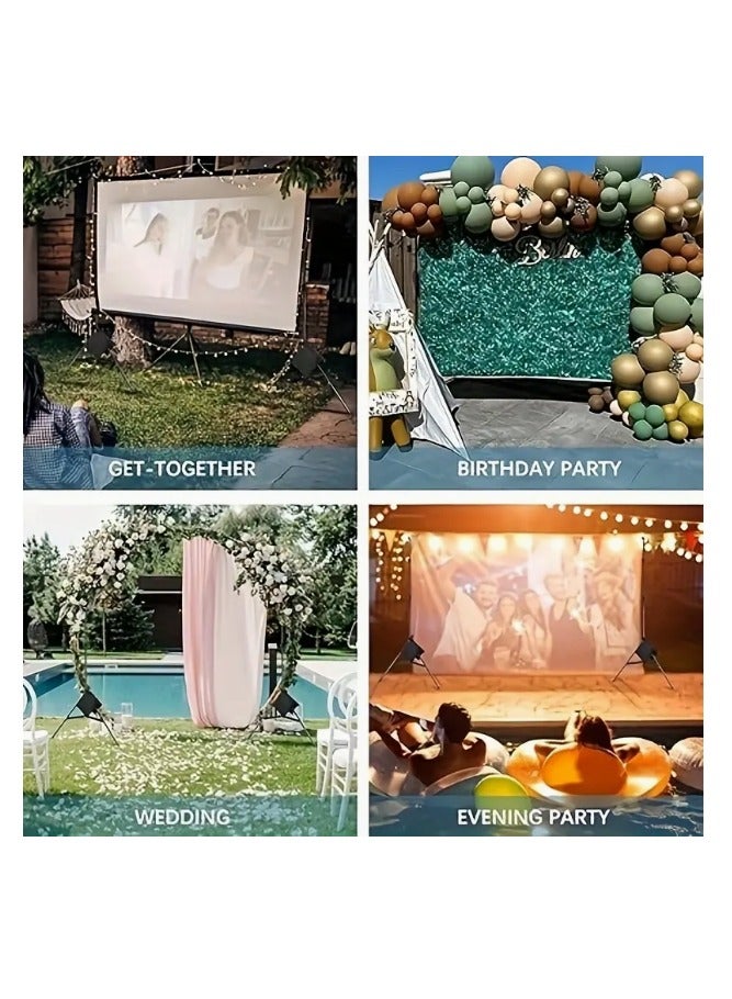 Backdrop Stand , Four-Legged Photo Backdrop Stand, More Stable Adjustable Backdrop Stand for Parties, Wedding Balloon Arch Stand, Advertising Display and Video Shooting, 8.5 * 10ft  - Image 4