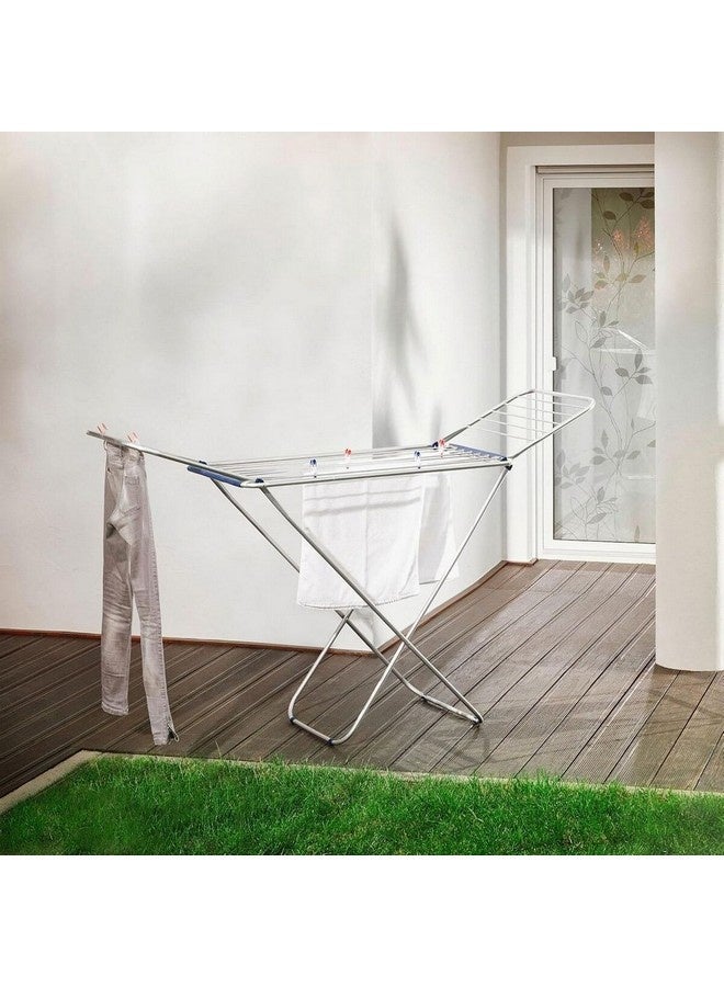 ليفهيت كلاسيك سينا 180 منشر غسيل ألمنيوم قائم فضي/أزرق – 18متر 81151 - Image 4