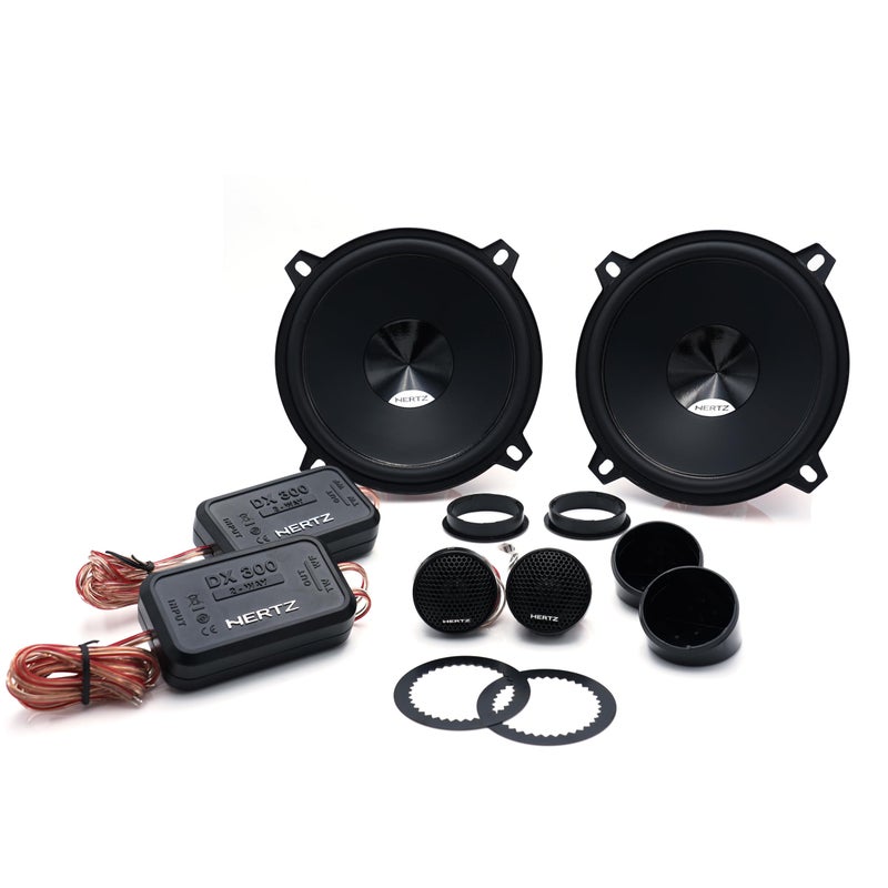 مجموعة مكبرات الصوت HERTZ Dieci Series DSK1303 525 2Way DV 1303 DT 243 DX 300 شبكات