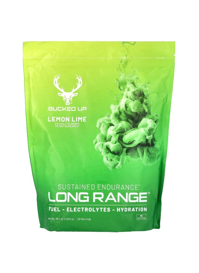 Bucked Up Bucked Up, Long Range, Lemon Lime, 56.4 oz (1,600 g)  - Image 1