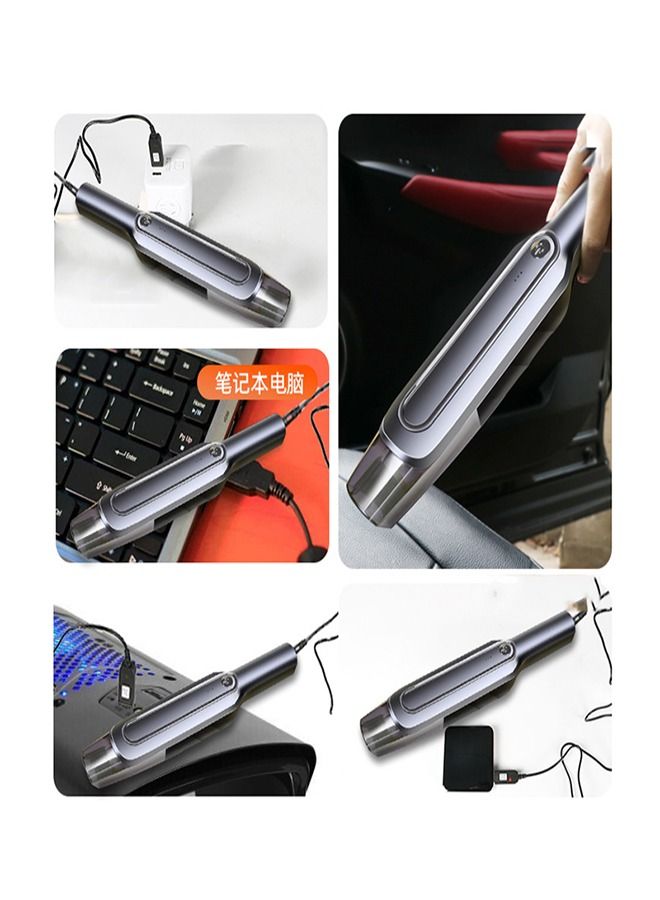 مكنسة كهربائية محمولة لاسلكية للسيارة والمنزل قابلة لإعادة الشحن 60W – 7.4V - Image 3
