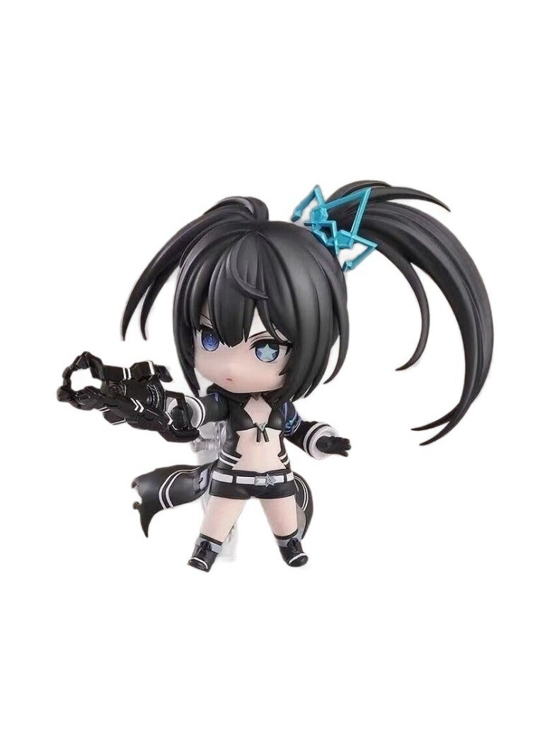 general Q version of clay man 2155 #Hatsune, Black Rock shooter, Alicia, movable and exchangeable animation figure model to give gifts to fans and friends (10cm) - Image 1