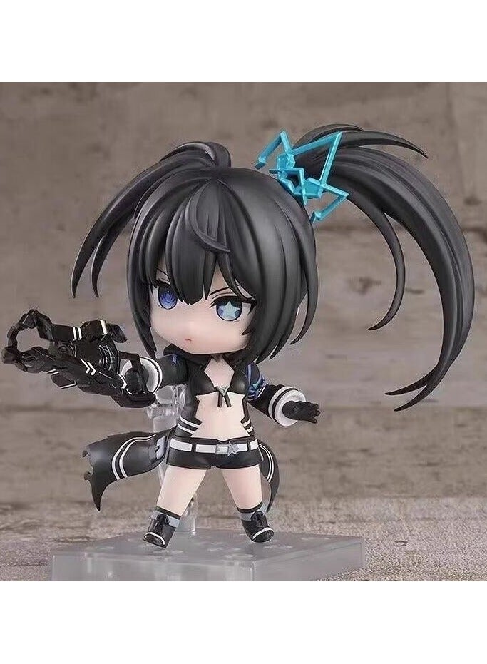 general Q version of clay man 2155 #Hatsune, Black Rock shooter, Alicia, movable and exchangeable animation figure model to give gifts to fans and friends (10cm) - Image 2
