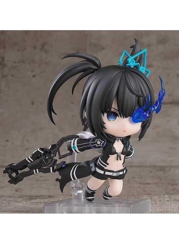general Q version of clay man 2155 #Hatsune, Black Rock shooter, Alicia, movable and exchangeable animation figure model to give gifts to fans and friends (10cm) - Image 3