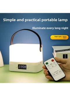 LED Charging Lamp Power Failure Backup Emergency Light Household Super Bright Light Bulb Outdoor Portable Mobile Lighting Portable Lamp-Light Color:4800 MA  Remote Control