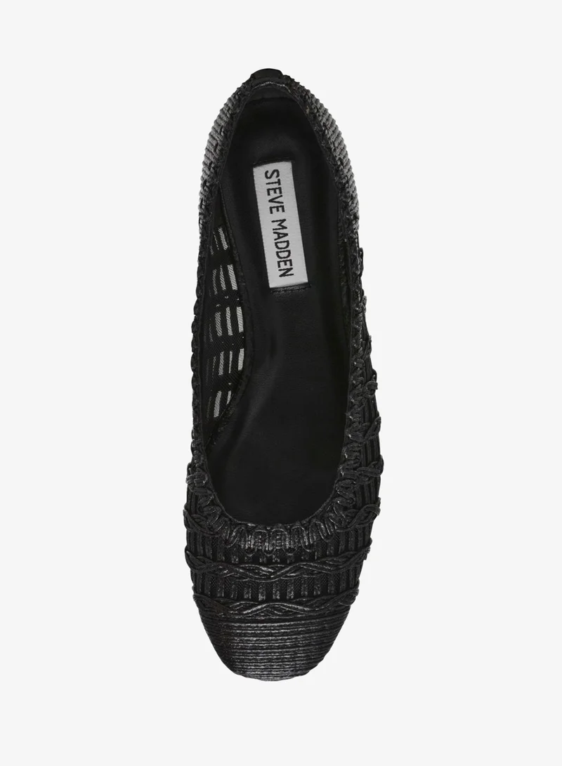STEVE MADDEN  Warm-Up Black Women's Ballerinas for Women | Best Price UAE