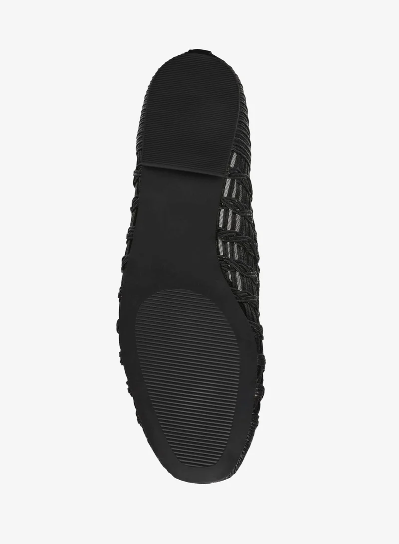STEVE MADDEN  Warm-Up Black Women's Ballerinas for Women | Best Price UAE