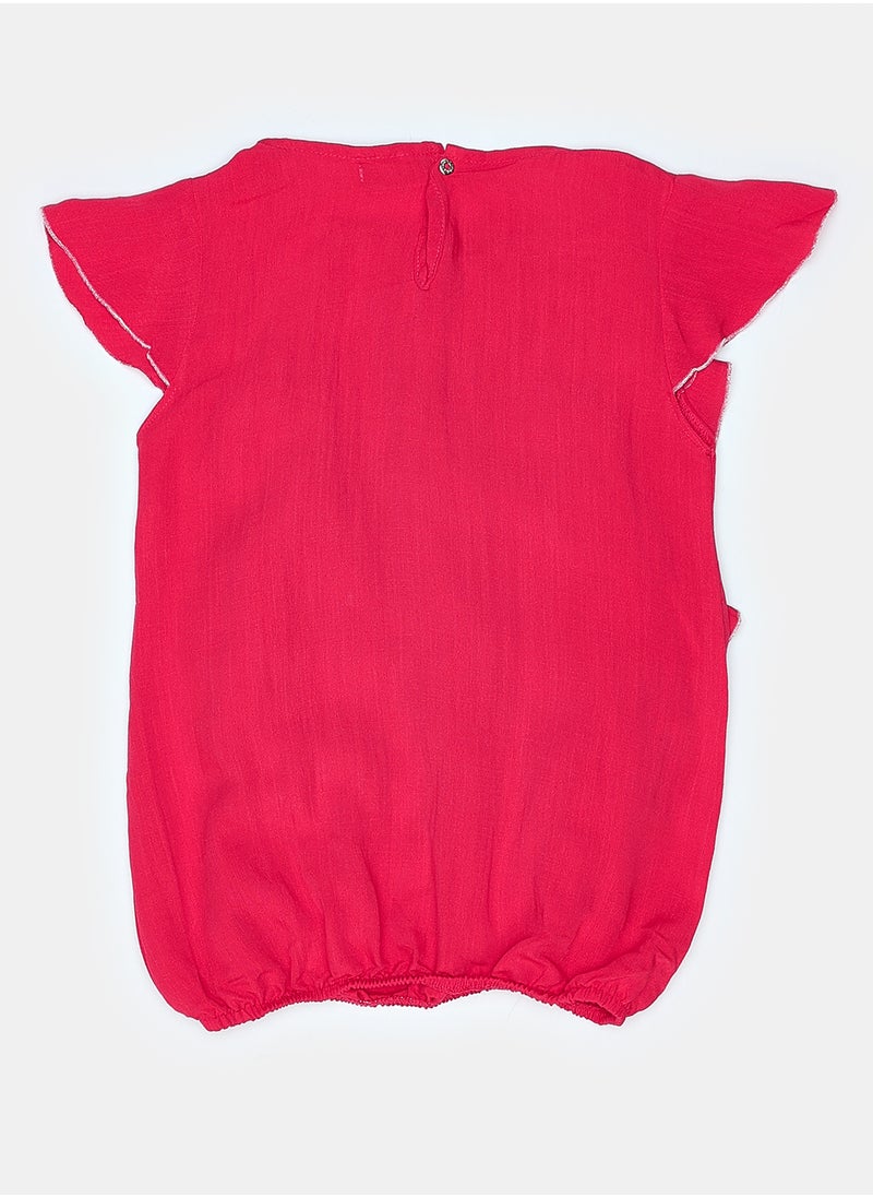 Jodi Mini Kids Girls Ruffled Blouse  - Image 2