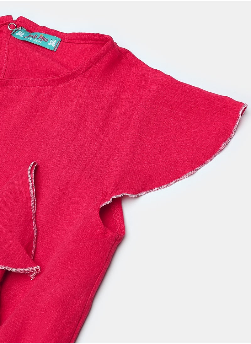 Jodi Mini Kids Girls Ruffled Blouse  - Image 3